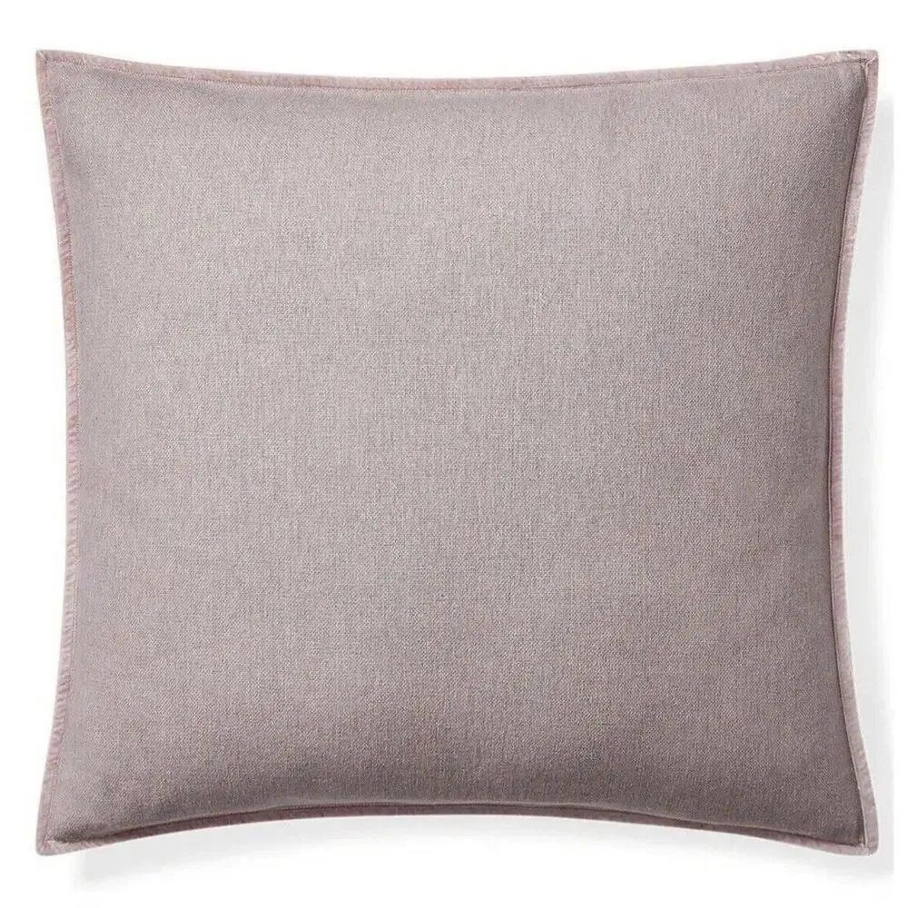LAUREN Ralph Lauren CLAUDIA VELVET TRIM EURO Pillow SHAM Size 26 X 26